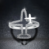 Men's & Women's Hollow Zircon Ring Hip-Hop Jewelry