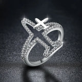 Men's & Women's Hollow Zircon Ring Hip-Hop Jewelry