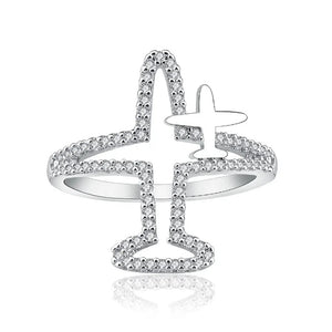 Men's & Women's Hollow Zircon Ring Hip-Hop Jewelry