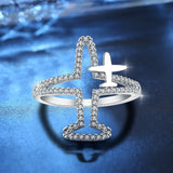 Men's & Women's Hollow Zircon Ring Hip-Hop Jewelry