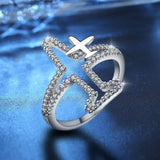 Men's & Women's Hollow Zircon Ring Hip-Hop Jewelry