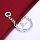 Sterling Silver Wild Chain Bracelet for Women Men Wedding Party Jewelry