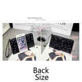Colorful Stone Pattern Women Bag Snap Purse Wallet