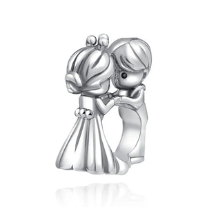925 Silver Love Wife Husband Charm for DIY Jewelry