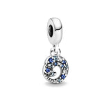 925 Silver Open Crown Pendant Charm for DIY Jewelry