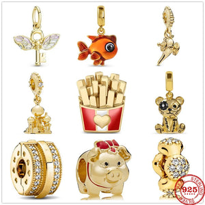 925 Sterling Silver Animal Charm for Bracelet - DIY Jewelry
