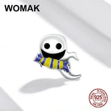 925 Sterling Silver Trick or Treat Kid Charm - Enamel Beads
