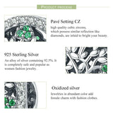 925 Sterling Silver Zircon Tree of Life Beads for Charm Bracelet Pendant