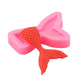 Marine Life Seahorse Conch Mermaid Silicone Cake Mold Decoration