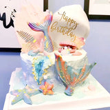 Marine Life Seahorse Conch Mermaid Silicone Cake Mold Decoration