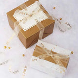 10 yards Forever Love Snow Yarn Ribbon DIY Cake Box Packing Ribbon