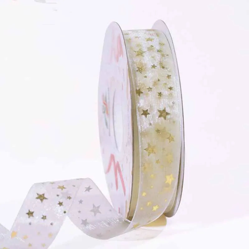 10 yards Forever Love Snow Yarn Ribbon DIY Cake Box Packing Ribbon