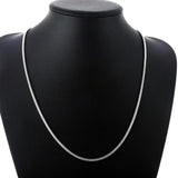 925 Sterling Silver 3mm Snake Chain Necklace Bracelet Wedding Engagement Jewelry