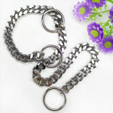 2mm/2.5mm/3mm Cuban Dog Chain Stainless Steel P Training Collar