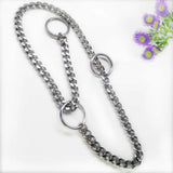 2mm/2.5mm/3mm Cuban Dog Chain Stainless Steel P Training Collar