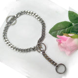 2mm/2.5mm/3mm Cuban Dog Chain Stainless Steel P Training Collar