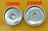 50PCS Snap Buttons 18MM&20MM for DIY Print or Rhinestone Snaps Deep