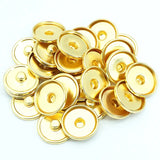 50PCS Snap Buttons 18MM&20MM for DIY Print or Rhinestone Snaps Deep