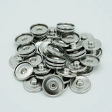 50PCS Snap Buttons 18MM&20MM for DIY Print or Rhinestone Snaps Deep
