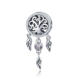 925 Silver Dream catcher Charms Beads Women Fine Jewelry Gift