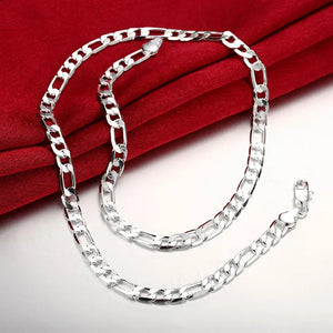 925 Silver Necklace 20 Inches Chain Fine Christmas Party Jewelry