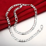 925 Silver Necklace 20 Inches Chain Fine Christmas Party Jewelry