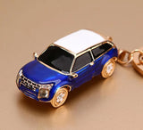 Crystal Car Key Chain Metal Rhinestones Lovely Keychain K1724