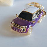 Crystal Car Key Chain Metal Rhinestones Lovely Keychain K1724