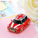 Crystal Car Key Chain Metal Rhinestones Lovely Keychain K1724