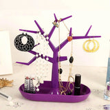 Plastic Jewelry Organizer Stand Display Rack Earrings Holder
