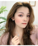 Hexagon Star Pendant Light Necklace for Women