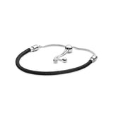 925 Sterling Silver Bowknot Charm Bracelet for Women DIY Jewelry