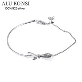 925 Sterling Silver Cat Bracelet for Women DIY Charm Jewelry