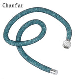 Mesh Crystal Necklace Magnetic Clasp Jewelry