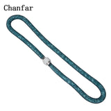 Mesh Crystal Necklace Magnetic Clasp Jewelry