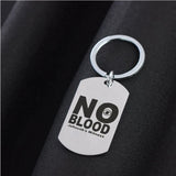 JW Keychain Scripture Pendant No Blood Christ