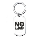 JW Keychain Scripture Pendant No Blood Christ