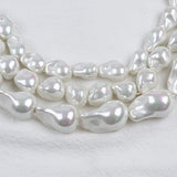 Baroque Shape Shell Loose Pearl Strand 10*15mm/15*22mm/12*15mm