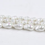 Baroque Shape Shell Loose Pearl Strand 10*15mm/15*22mm/12*15mm