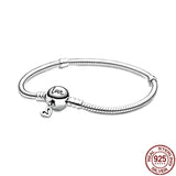 Hot S925 sterling silver bracelet for Pando jewelry Christmas