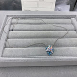 S925 Sterling Silver Micro-Set Women's Pendant Necklace