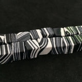 8mm Diagonal Cube Black&White Red Blue Calaite Turquoises Stone Beads