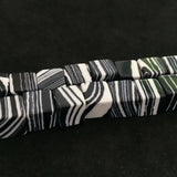8mm Diagonal Cube Black&White Red Blue Calaite Turquoises Stone Beads