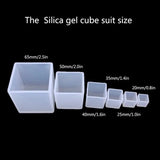 Square Silicone Mold DIY Plaster Craft Soap Candle Resin Mold