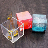 Square Silicone Mold DIY Plaster Craft Soap Candle Resin Mold