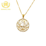Islamic Allah Pendant Necklace for Women & Men