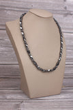 Magnetic Therapy Hematite Beads Necklace for Men and Women