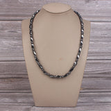 Magnetic Therapy Hematite Beads Necklace for Men and Women