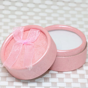 Pink Delicate Jewelry Box for Earrings Ring Pendant Beads Charms Accessories