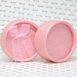 Pink Delicate Jewelry Box for Earrings Ring Pendant Beads Charms Accessories